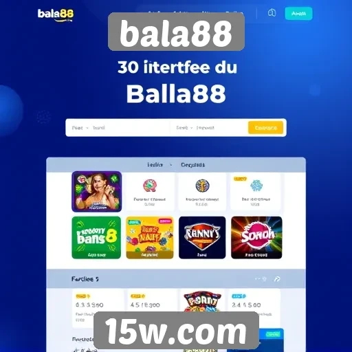 Análise da interface do usuário do site bala88